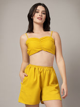 CUKOO Yellow 3-Piece Resort Wear Set | Beach Wear : Your Ultimate Vacay Companion!