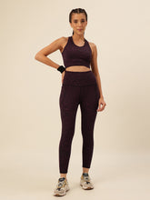 Cukoo Plum Animal Print Sports Bra and Legging Set