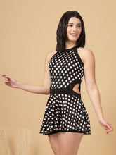 CUKOO padded Polka-Dot Retro Glam Skirted Swimwear