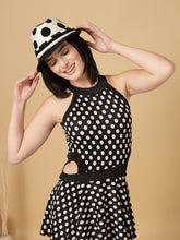 CUKOO padded Polka-Dot Retro Glam Skirted Swimwear