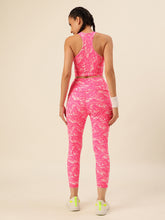 Cukoo Pink Marble Print Sports Bra and Legging Set