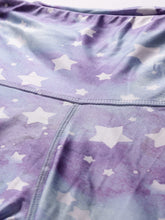 Cukoo Purple Star Print Sports Bra and Legging Set