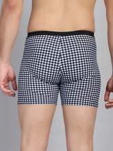 CUKOO Men Black Checked Swim Bottoms