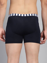 CUKOO Men Blue Striped Swim Bottoms