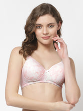 CUKOO Lightly Padded Printed Pink Everyday Bra