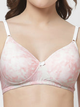 CUKOO Lightly Padded Printed Pink Everyday Bra